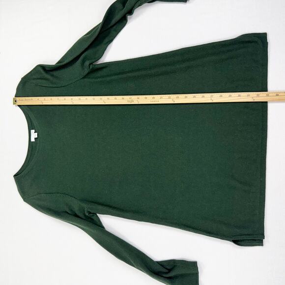 J Jill Women's Olivia Boatneck Tunic Sweater Large Hunter Green - Picture 12 of 12
